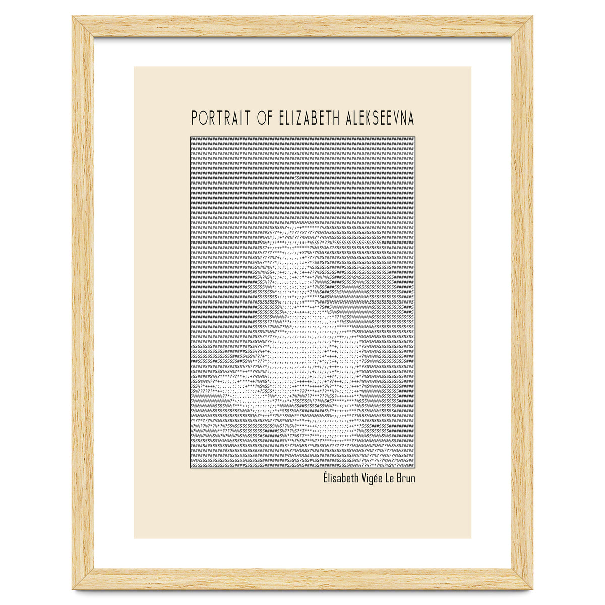 Portrait Of Elizabeth Alekseevna Wife Emperor Alexander I