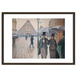 Gustave Caillebotte: Rue de Paris, temps de pluie - Paris Street in Rainy Weather, 1877. thumbnail