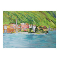 View Across The Lake To Varenna  (Print Only)