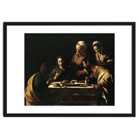 Caravaggio / 'Supper at Emmaus', 1606, Oil on canvas, 141 x 175 cm. JESUS. CRISTO RESUCITADO.