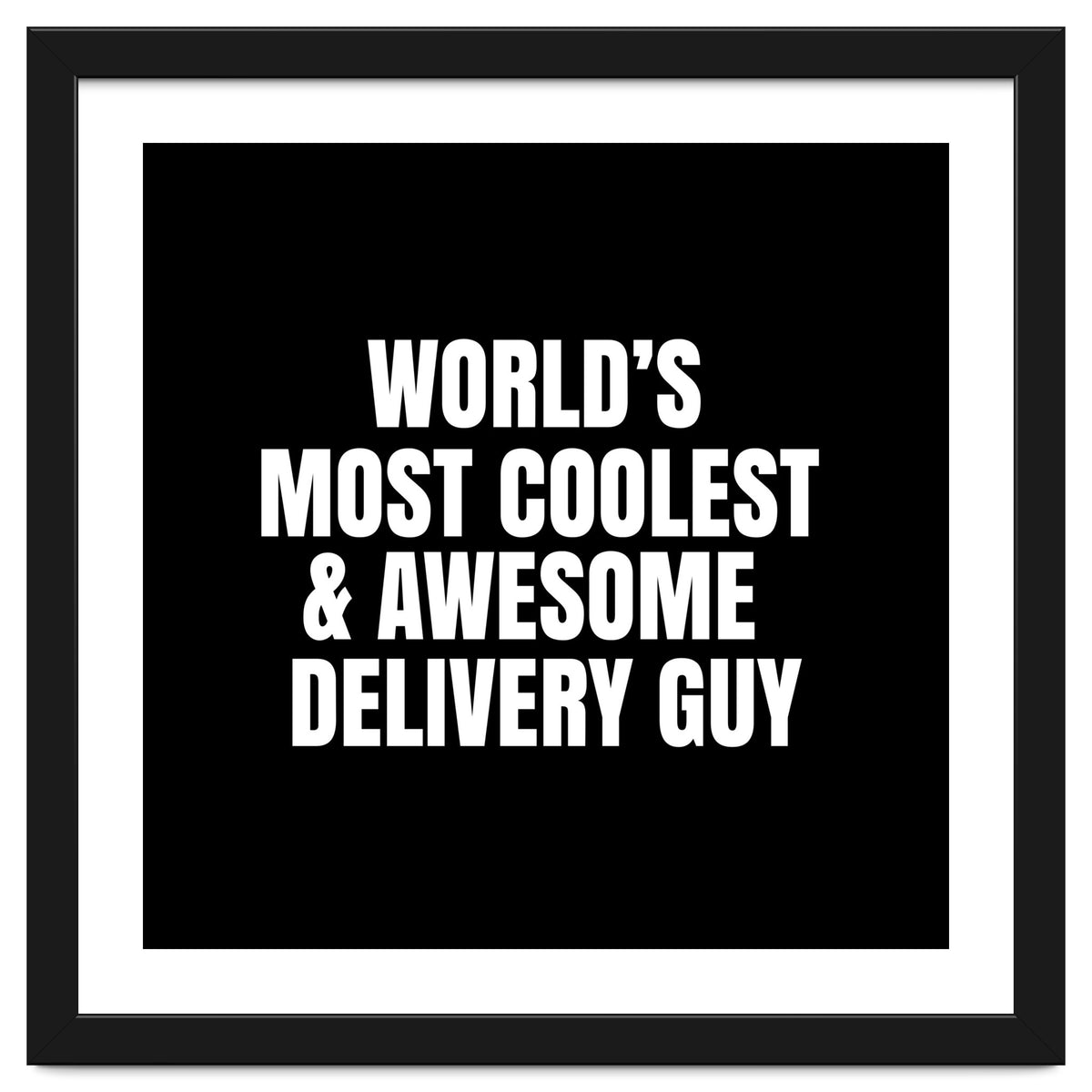 World's most coolest and awesome delivery Guy