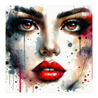 Close Up Woman Face (Print Only)