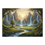 Enchanted Waterfall Meadow (Print Only) thumbnail