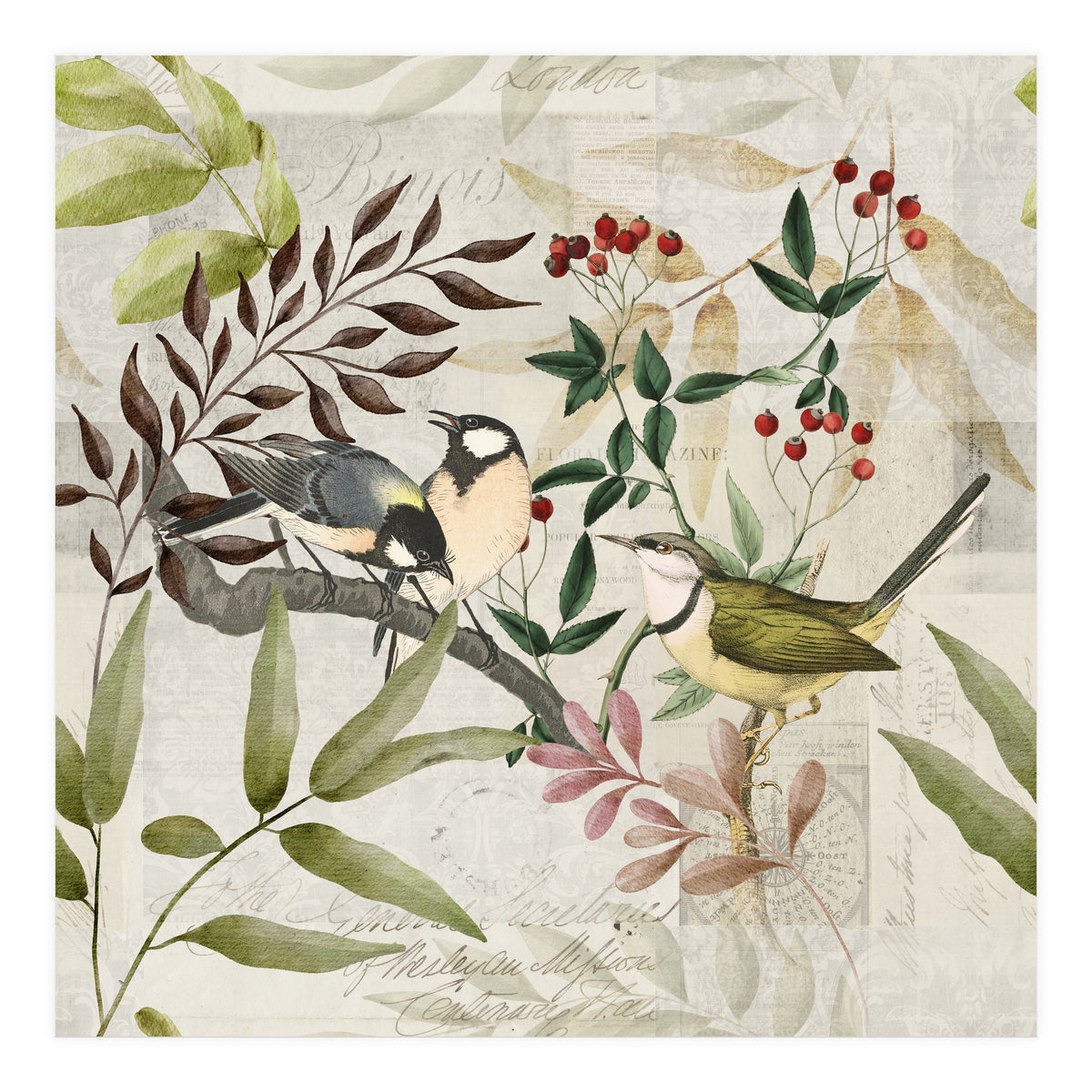 Autmn Birds (Print Only)