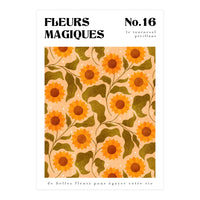 Magical Flowers No.16 Sparkling Sunflowers (Print Only)