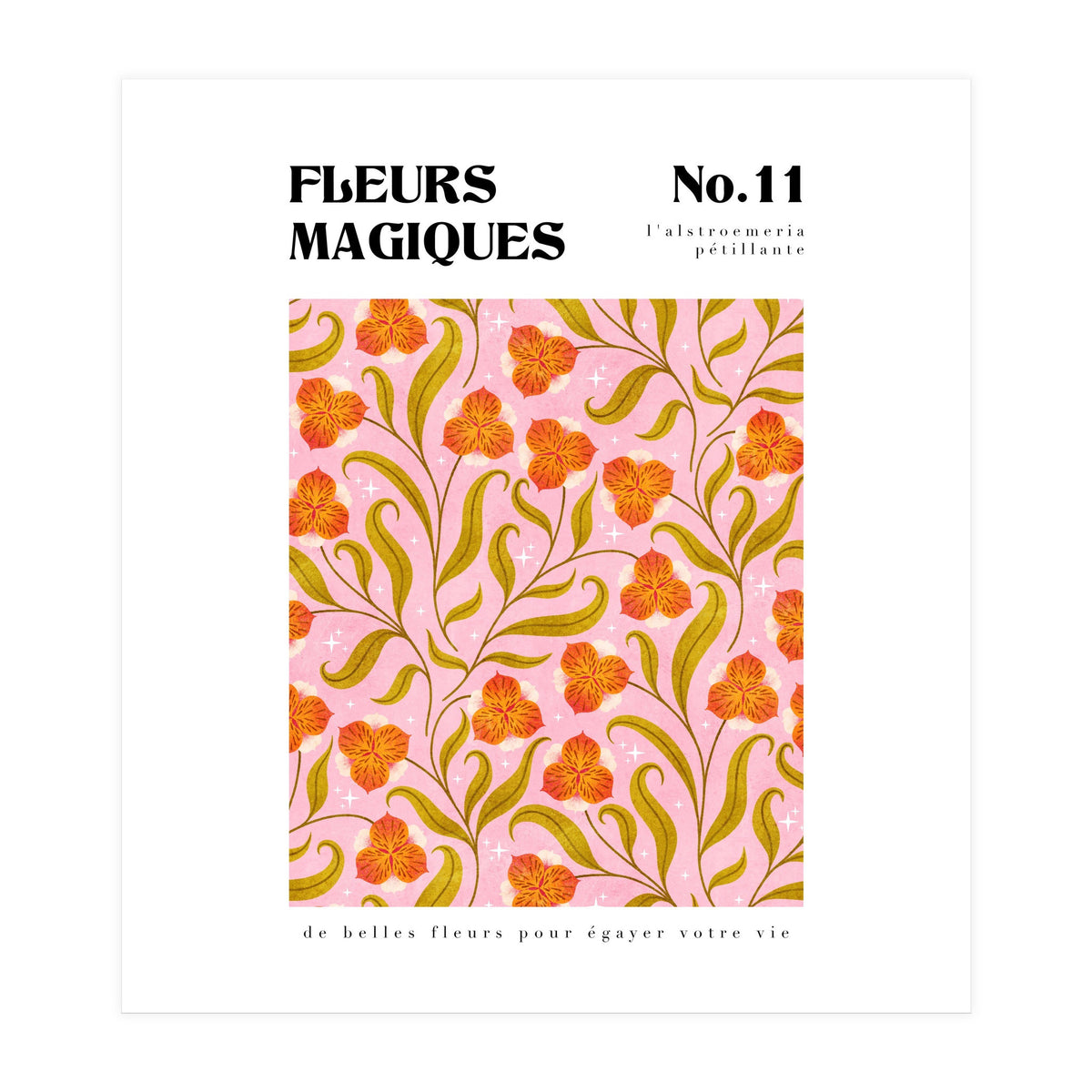 Magical Flowers No.11 Alstroemerias Print (Print Only)