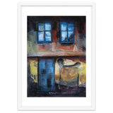 Pastel impression of an old house facade thumbnail