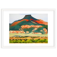 Georgia O’Keeffe – My Front Yard, Summer (1941) | Vibrant Southwestern Landscape in Modernist Style