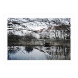 Residential house along the lake (Print Only) thumbnail