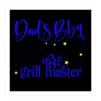 Dads Bbq The Grill Master  (Print Only)