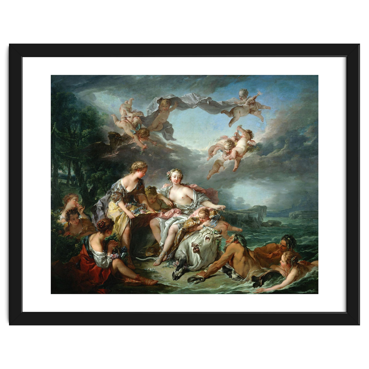 The rape of Europa, 1747. FRANCOIS BOUCHER.