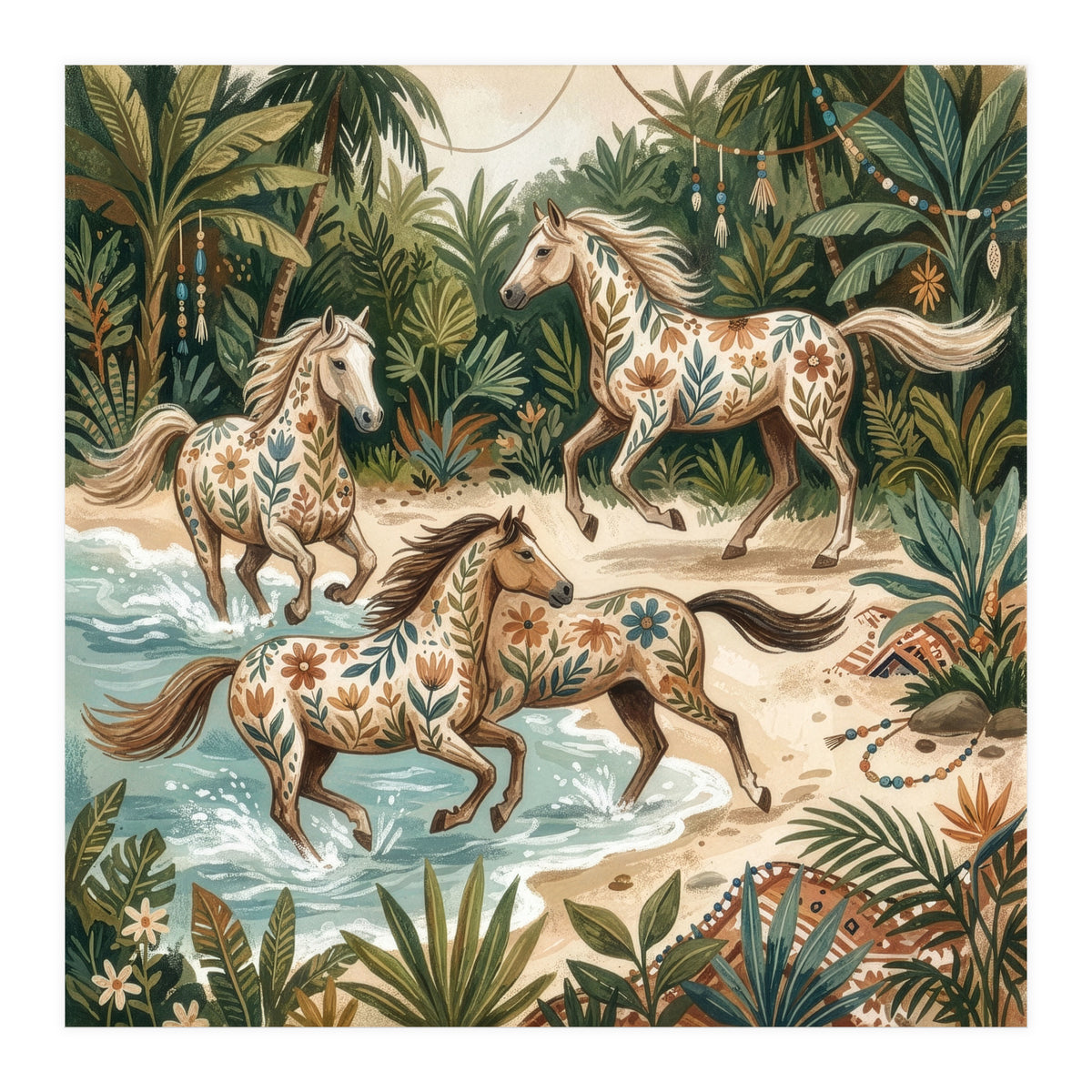 Tropical Equine Adventure (Print Only)