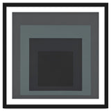 JOSEF ALBERS - HOMAGE TO THE SQUARE BLACK GREY thumbnail