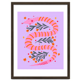 Modern snake - pink and orange thumbnail