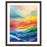 Vibrant Impasto Abstract Landscape Painting thumbnail