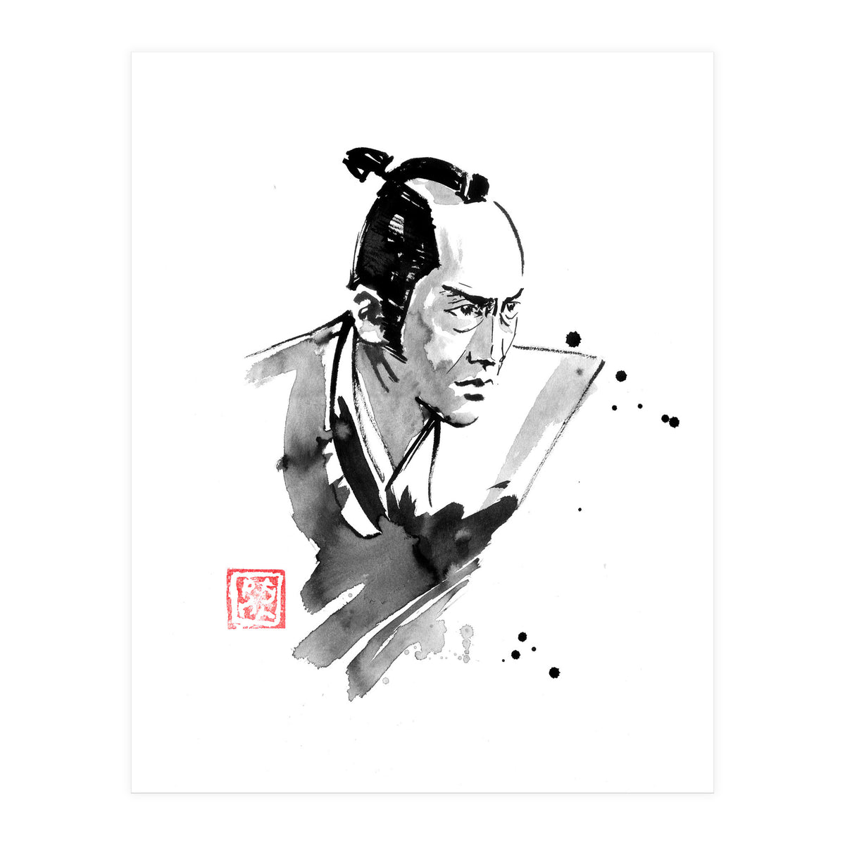 Samurai Begging (Print Only)