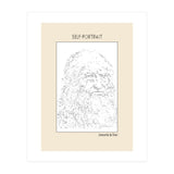 Self Portrait – Leonardo Da Vinci (ascii Art) (Print Only) thumbnail