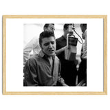 The American singer Elvis Presley during a recording session in 1956. thumbnail
