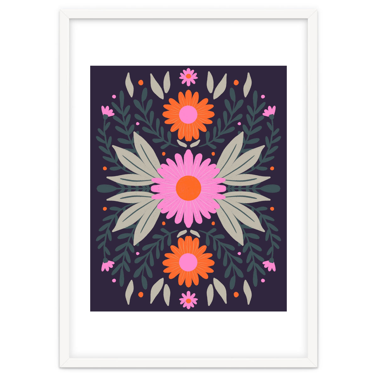 Pink And Orange Flowers