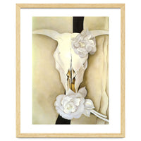Georgia O’Keeffe – Cow’s Skull with Calico Roses (1931) | Iconic Southwestern Still Life with Desert Symbolism