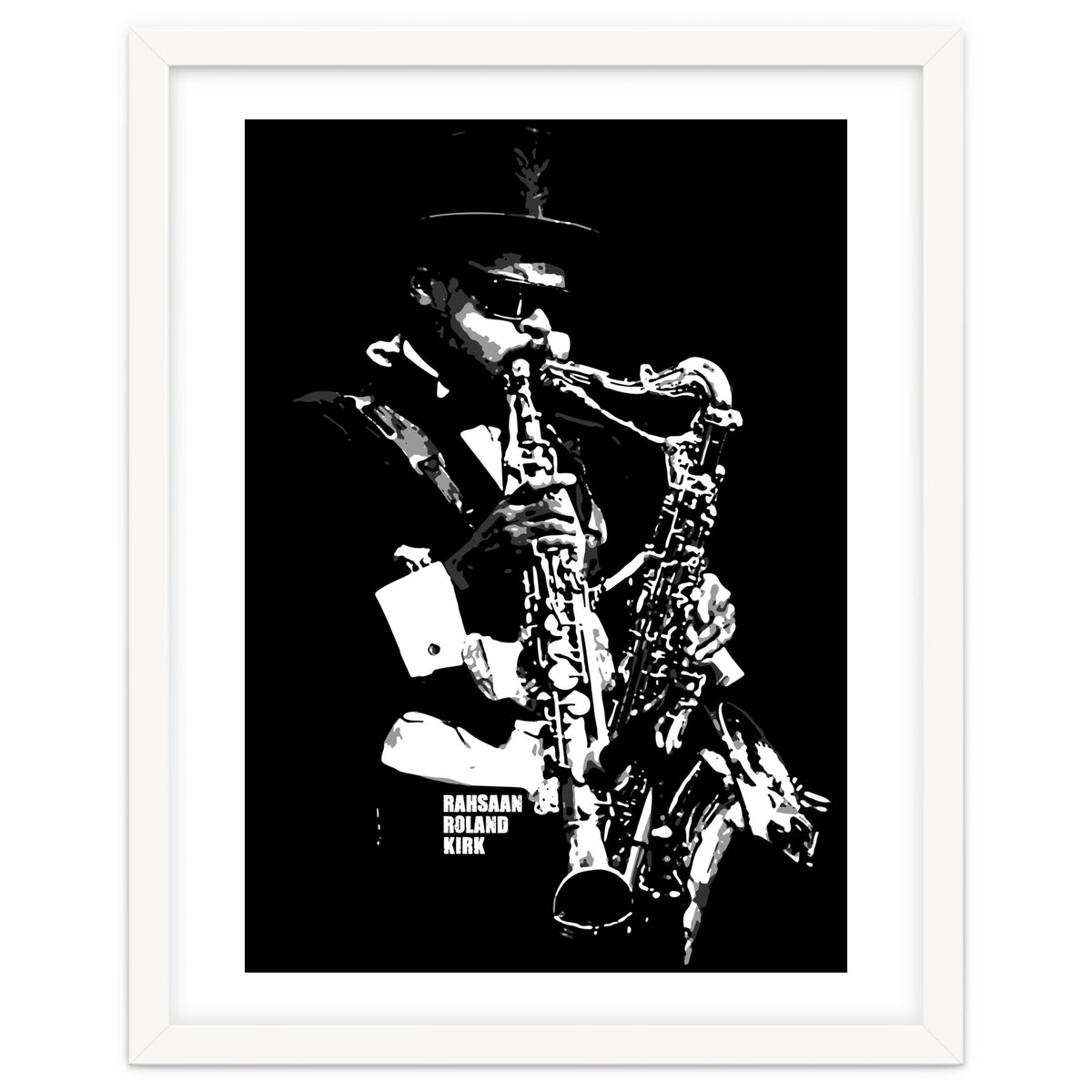Rahsaan Roland Kirk American Jazz Multi-Instrumentalist