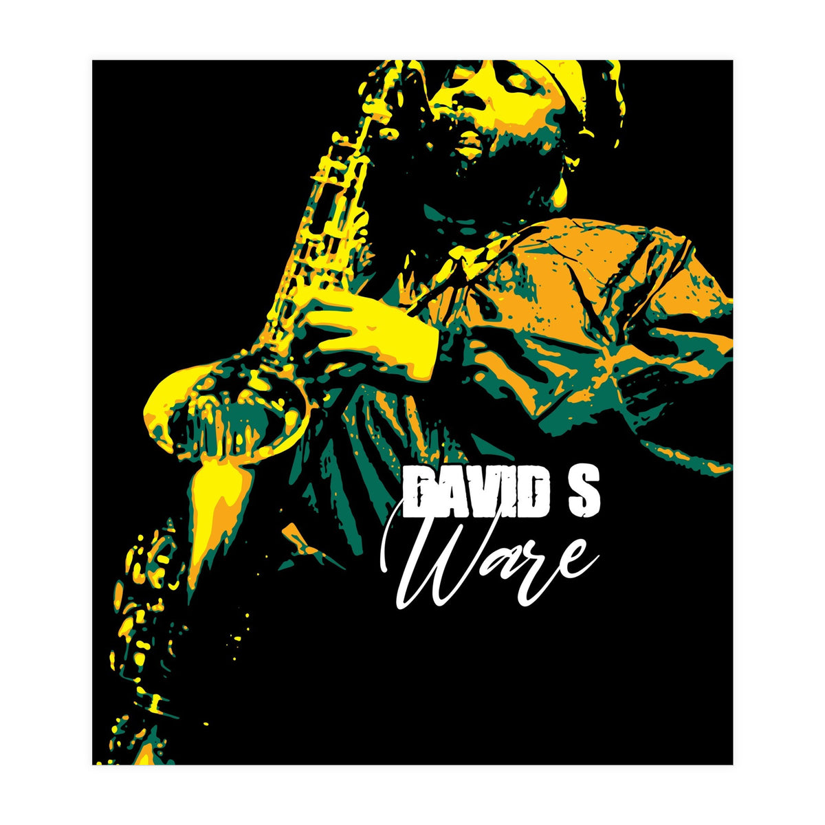 David S. Ware American Jazz Saxophonist (Print Only)