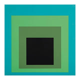 JOSEF ALBERS - HOMAGE TO THE SQUARE GREEN BLACK (Print Only) thumbnail