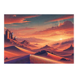 Vintage Chile, Atacama Desert Sunset Poster (Print Only) thumbnail