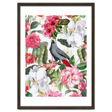 Vintage Cockatoo in Flower Jungle thumbnail