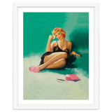 Sexy Pinup Girl With Phone Number For You thumbnail