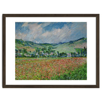 A field of poppies. Canvas.