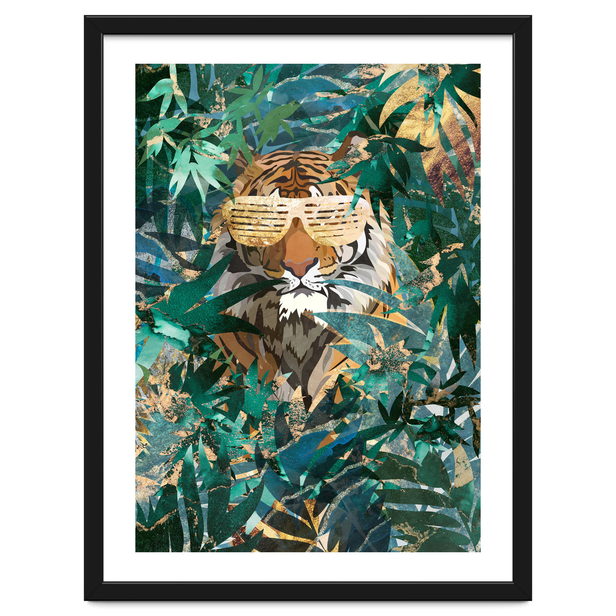 Hip hop tiger in the jungle