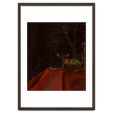 Dark Baroque Still Life Table and Wine oil thumbnail