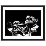 Don Cherry American Jazz Trumpeter in Grayscale thumbnail