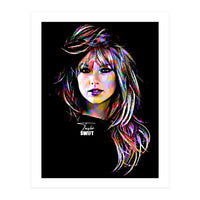 Taylor Swift Colorful Art 2 (Print Only)