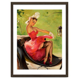 Pinup Girl On A Chariot Fast Ride thumbnail