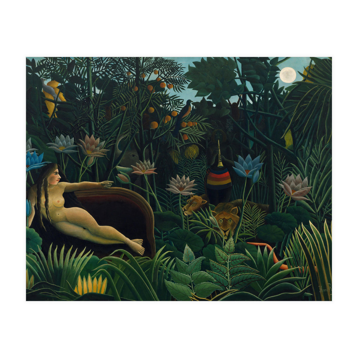 Le Rêve / The Dream. Date/Period: 1910. Painting. Oil on canvas. Height: 204.5 cm (80.5 in); Widt... (Print Only)