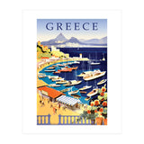 Greece, Fishing Boats on a Harbor (Print Only) thumbnail