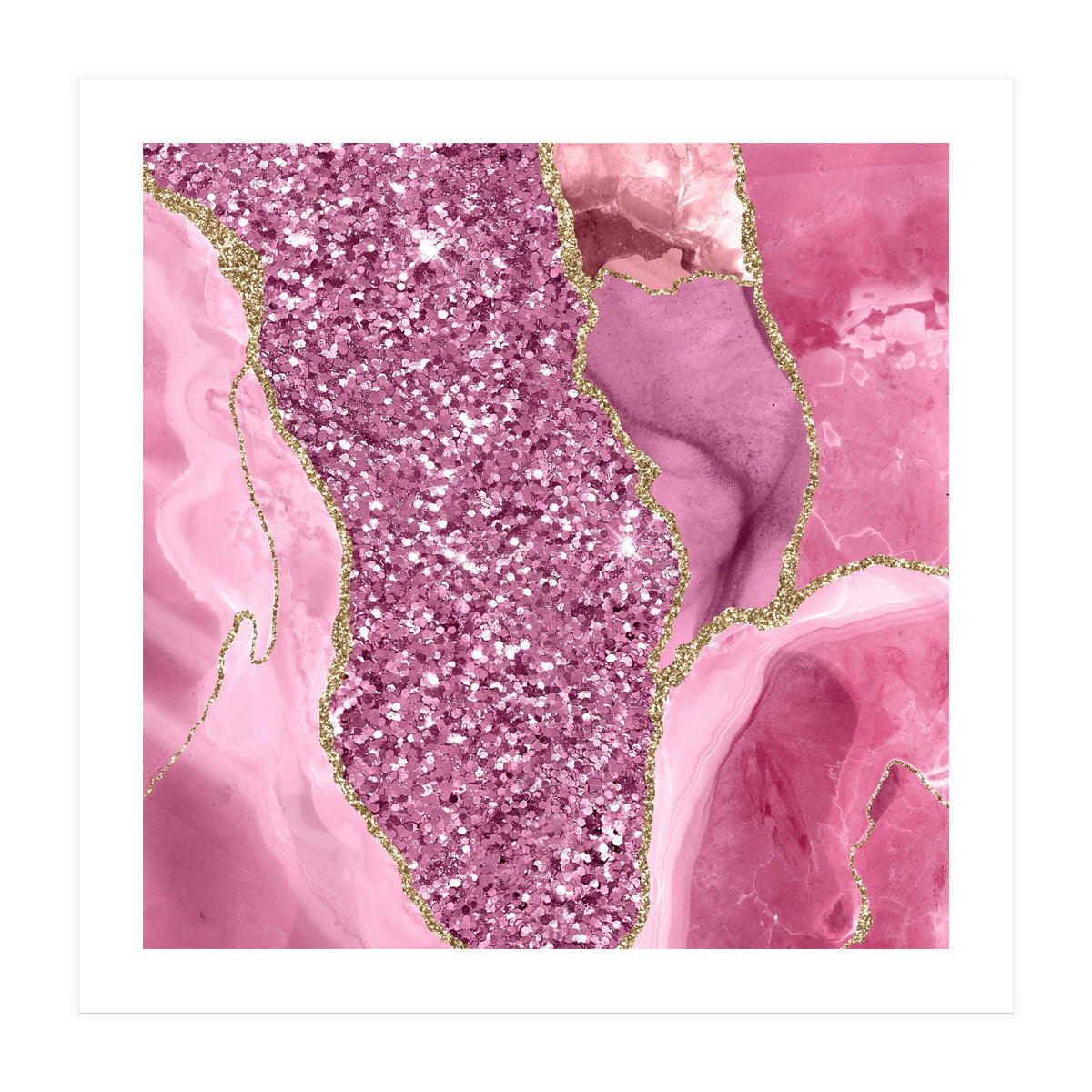 Agate Glitter Dazzle Texture 03 (Print Only)