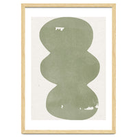 GREEN WATERCOLOR SHAPES NO.2