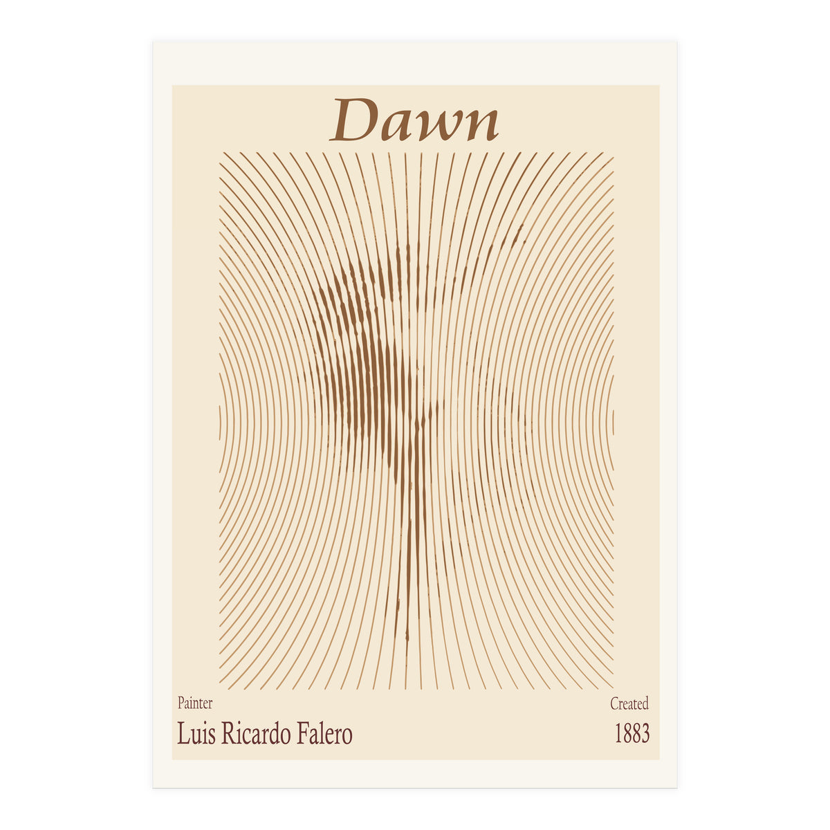 Dawn – Luis Ricardo Falero (1883) (Print Only)