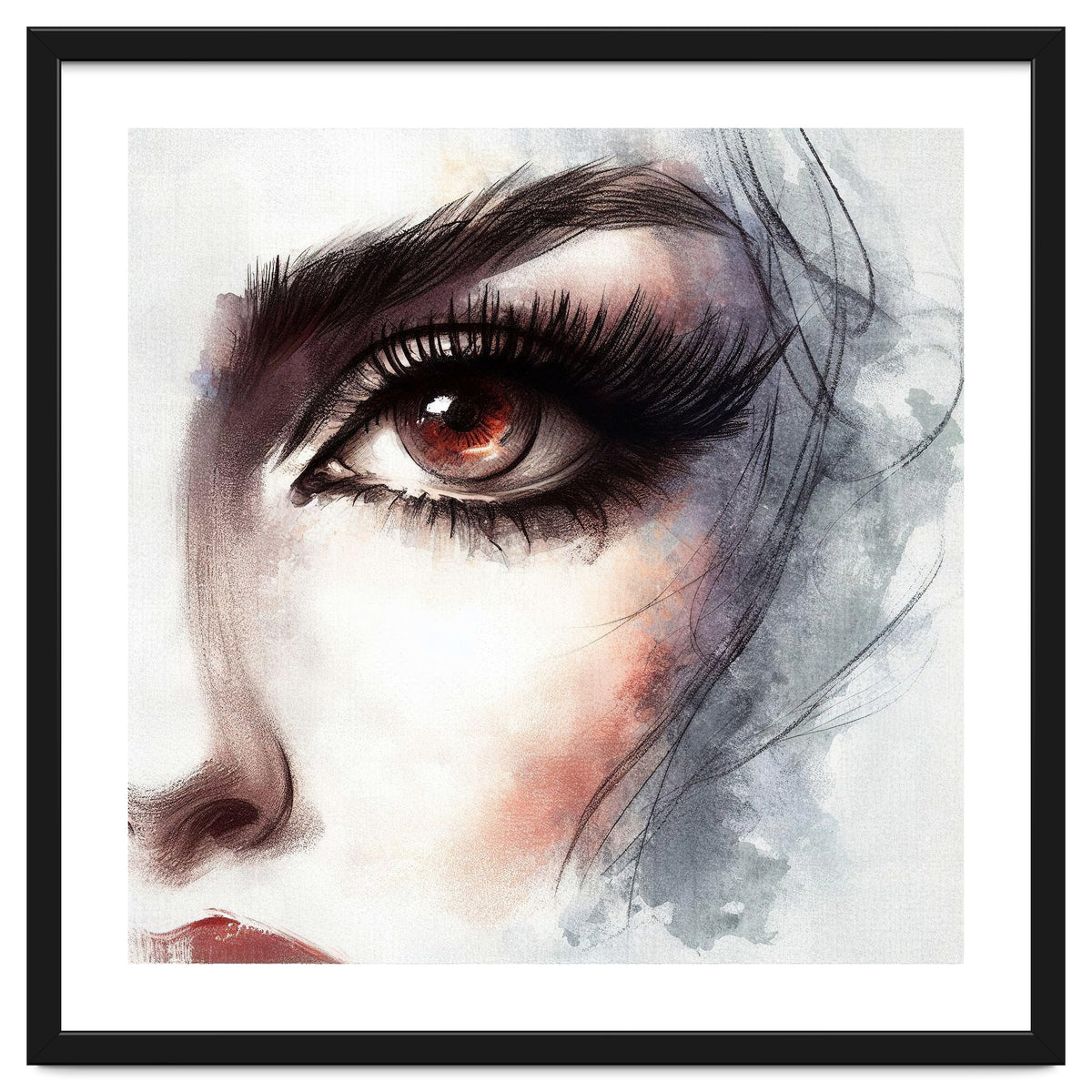 Amber Eye Portrait Fragment