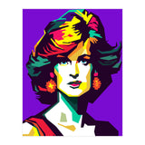Retro Diana Famous Loved Beauty Woman (Print Only) thumbnail