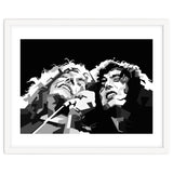 Robert Plant & Jimmy Page Black Illustration thumbnail