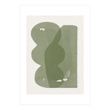 GREEN WATERCOLOR SHAPES NO.1  (Print Only) thumbnail