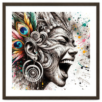 Carnival Scream Portrait