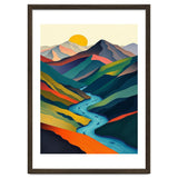 Minimalist Mountain River Landscape thumbnail