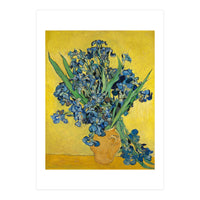 Irises. Date: May 1890, Saint-Rémy-de-Provence. Dimensions: 92.7 cm x 73.9 cm, 111.5 cm x 92.9 cm. (Print Only)