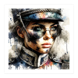 Watercolor Napoleonic Soldier Woman #5 (Print Only) thumbnail
