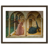 The Annunciation. Fresco in the former dormitory of the Dominican monastery San Marco, Florence. thumbnail